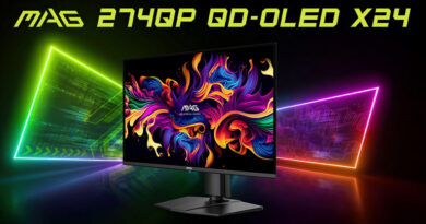 MSI Releases 27-Inch MAG 274QP QD-OLED X24 Gaming Monitor