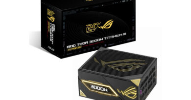 Asus Unveils ROG Thor 3000W Titanium III Edition 20 Power Supply For €999
