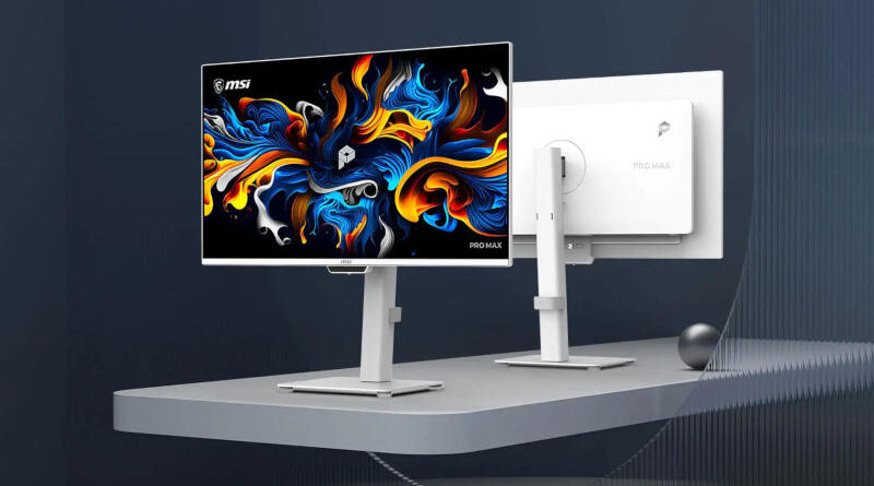 MSI Unveils World’s First 27-Inch 4K Monitor With IJP OLED Panel