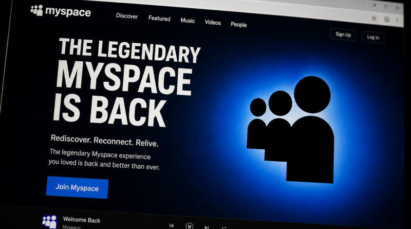 The Legendary Myspace Is Back