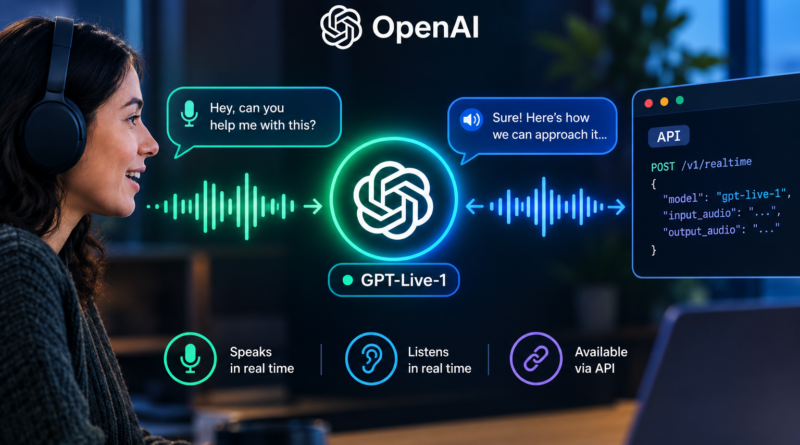 OpenAI Taught AI To Speak And Listen Simultaneously: GPT-Live-1 Via API Released